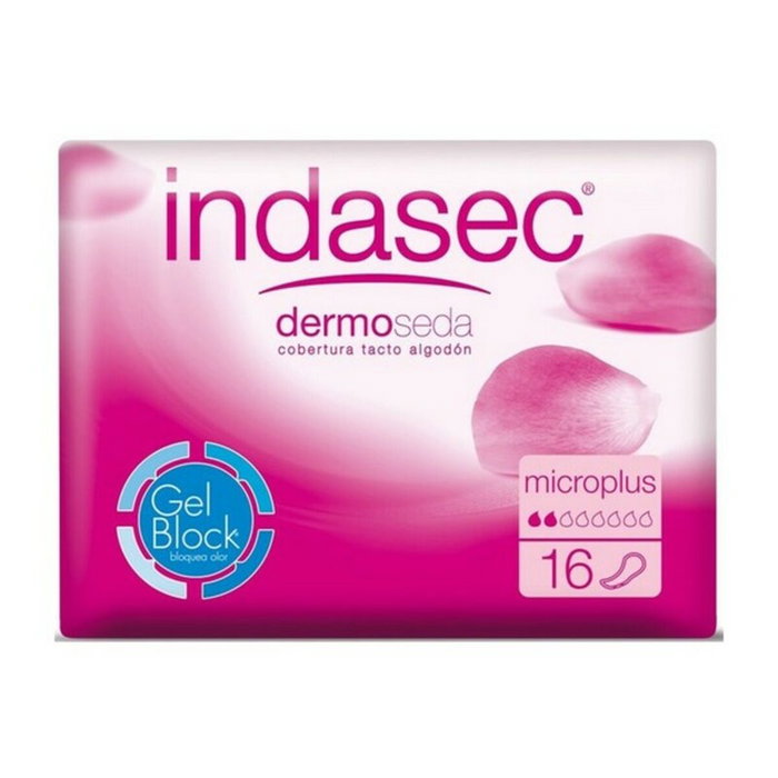 Indasec DERMOSEDA Micro Plus compresas para incontinencia 16 u Indasec DERMOSEDA Micro Plus compresas para incontinencia 16 u