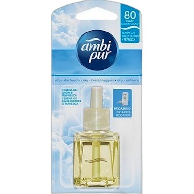 Ambi Pur Recambio de Ambientador Eléctrico Sky 21,5 ml Ambi Pur Recambio de Ambientador Eléctrico Sky 21,5 ml