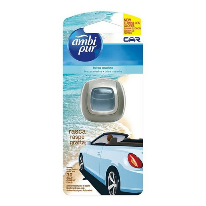 Ambi Pur Ambientador Desechable para Coche Brisa Marina Ambi Pur Ambientador Desechable para Coche Brisa Marina