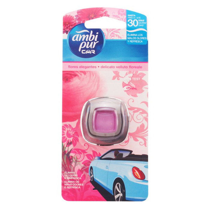 Ambi Pur CAR ambientador desechable frescura floral 125 gr Ambi Pur CAR ambientador desechable frescura floral 125 gr
