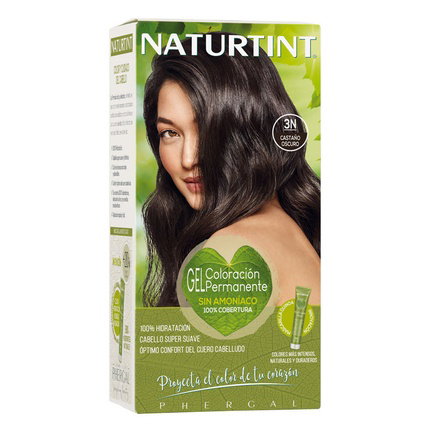 Naturtint Biobased 3N castaño oscuro sin amoníaco con mascarilla de quinoa