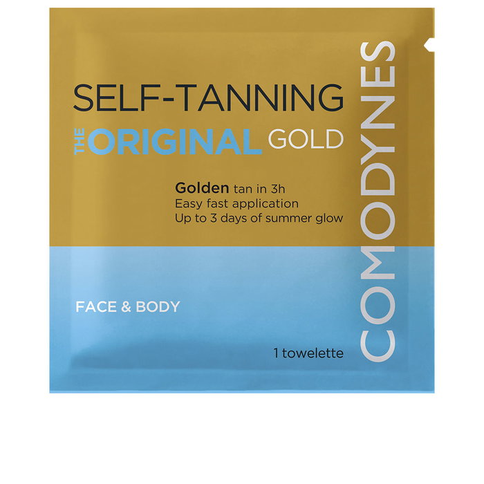 Comodynes SELF-TANNING natural & fast bronzing Toallitas Autobronceadoras Faciales y Corporales para un Bronceado Radiante y Uniforme