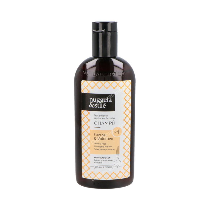 Nuggela & Sule Champú Extracto de Cebolla para el Crecimiento del Cabello, Brillo y Suavidad, 250ml