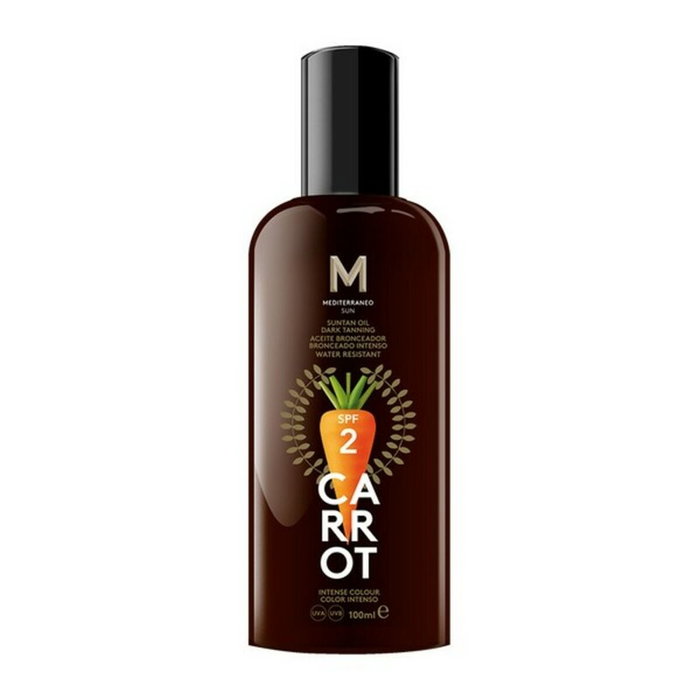 MEDITERRANEO SUN Aceite Solar Broncea y Protege SPF 2 200 ml