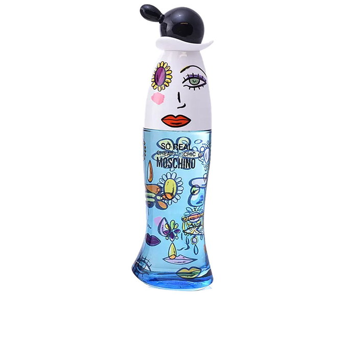 Moschino So Real Cheap & Chic Eau de Toilette Vaporizador para Mujer 100 ml - Fragancia Floral Frutal - Diseño Salvador Dalí