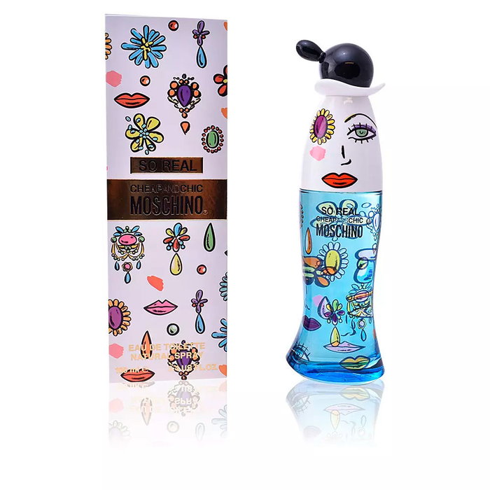 Moschino So Real Cheap & Chic Eau de Toilette Vaporizador para Mujer 100 ml - Fragancia Floral Frutal - Diseño Salvador Dalí