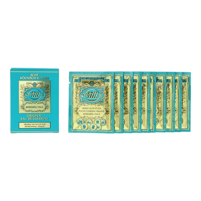 4711 Estuche de 10 Toallitas Refrescantes Original Eau de Cologne