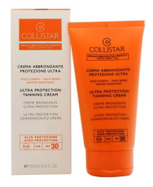 Collistar Crema Bronceadora Protección Ultra SPF30 150 ml - Protector Solar Corporal y Facial