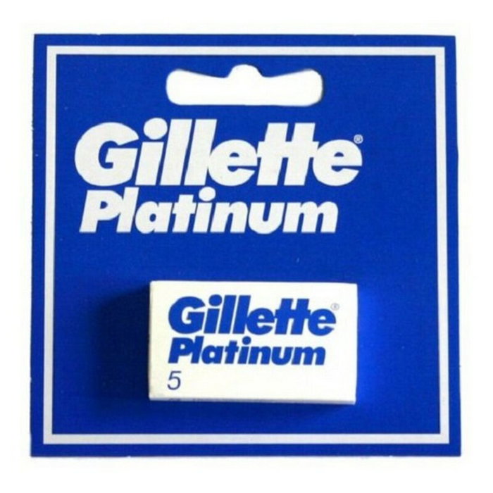Gillette Platinum Hojas de Afeitar de Acero Inoxidable 400 unidades Gillette Platinum Hojas de Afeitar de Acero Inoxidable 400 unidades