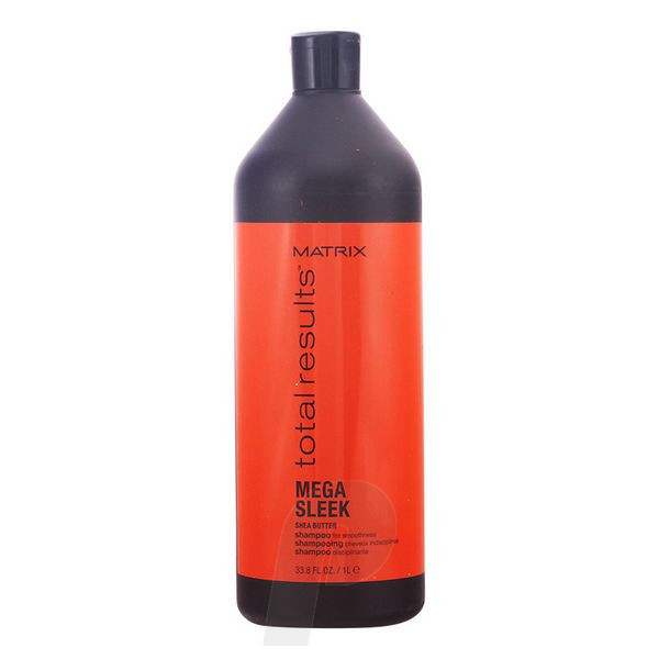 Matrix Total Results Mega Sleek Shampoo 1000 ml de antiencrespamiento y suavizante