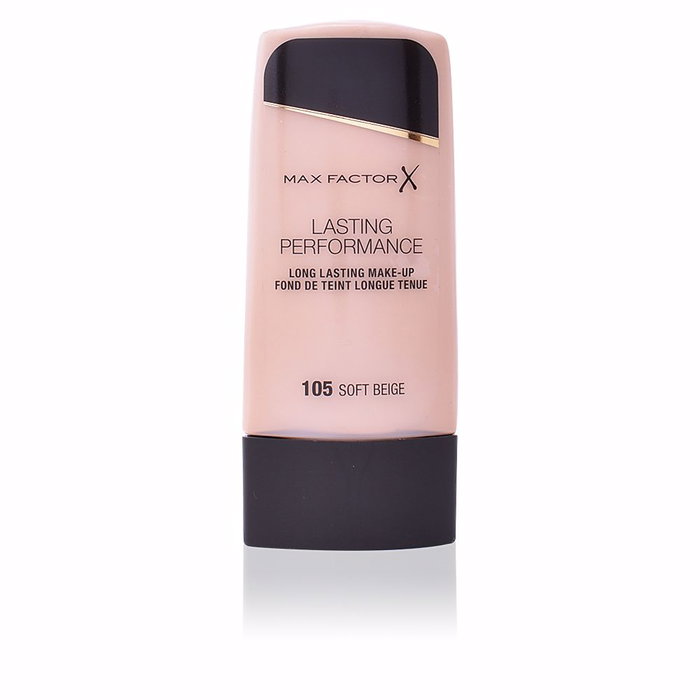 Max Factor LASTING PERFORMANCE touch proof #105-soft beige Base de maquillaje 35 ml Fluido No Comedogénico Max Factor LASTING PERFORMANCE touch proof #105-soft beige Base de maquillaje 35 ml Fluido No Comedogénico
