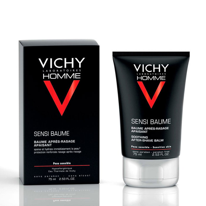 Vichy Homme Sensi Baume Bálsamo After Shave Calmante Piel Sensible Hombre 75 ml
