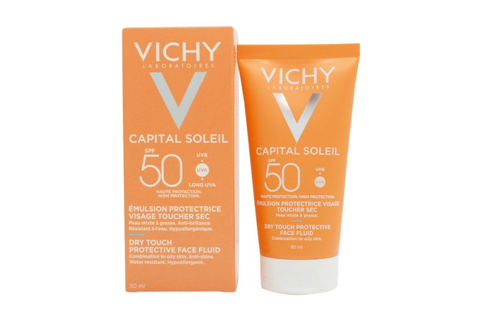 Vichy Idéal Soleil Emulsión Anti-brillo Tacto Seco SPF50 50 ml