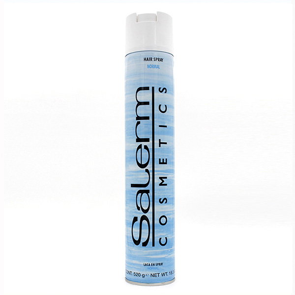 Salerm Laca Anti Humedad Normal 500 ml - Laca de Fijación Flexible Profesional para Mantener Peinado con Acabado Natural