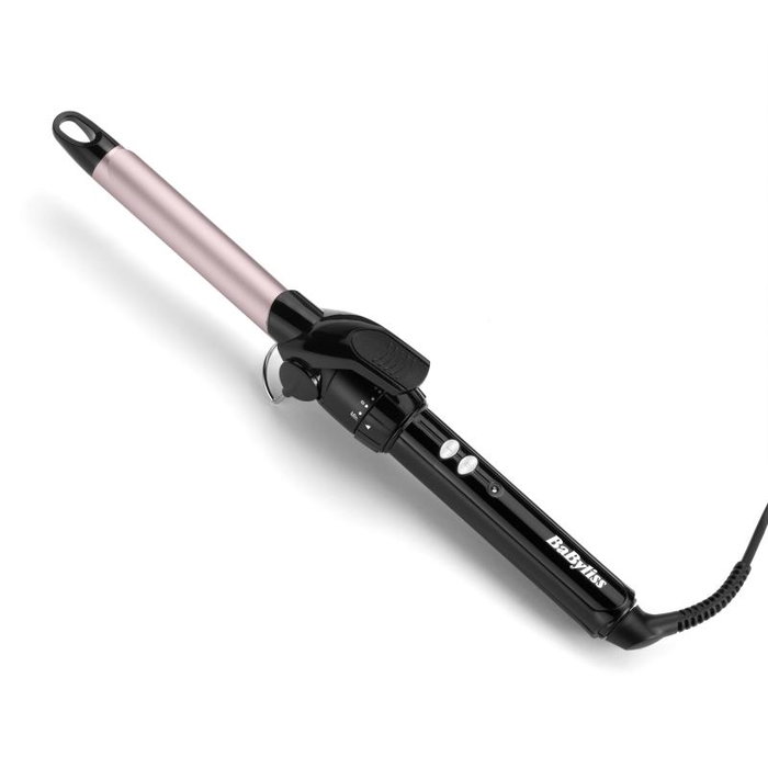 Babyliss PRO 180 C319E Tenacilla Rizadora de Pelo 19 mm Negro y Rosa