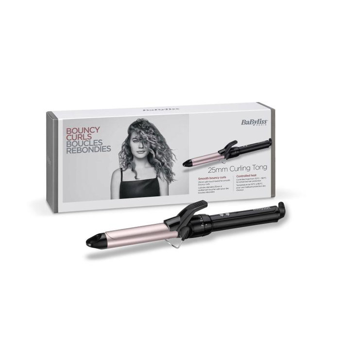 BaByliss Rizador de Pelo Pro 180 C325E Sublim'Touch 25 mm Negro/Rosa
