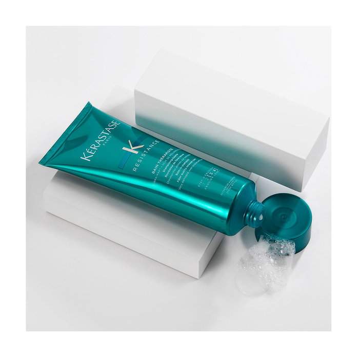 Kerastase Resistance Thérapiste Bain Champú Brillo Hidratante 250 ml - Reparador y Fortalecedor para Cabello Dañado