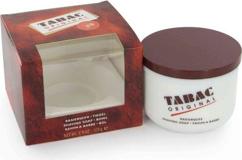 Tabac Original Jabón de Afeitar en Bol, 125g para Hombre, Todo Tipo de Pieles