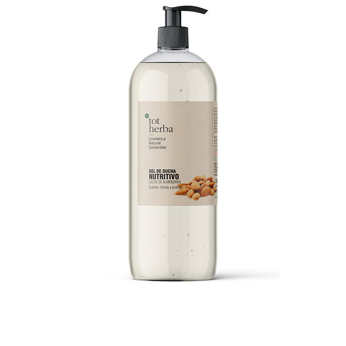 TOT HERBA Gel de Ducha Nutritivo Leche de Almendras 1000 ml