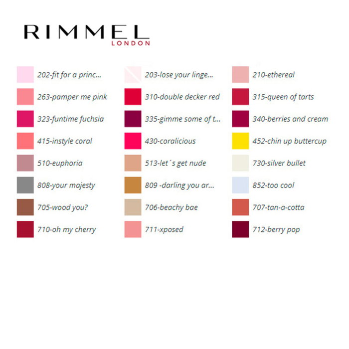 Rimmel London 430-coralicious Esmalte de Uñas Made With Love by Tom Daley 8 ml