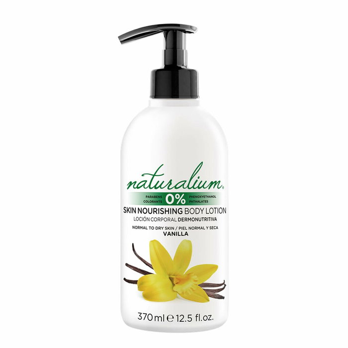 Naturalium Loción Corporal Vainilla Hidratante & Nutritiva con Vitamina E para Piel Normal a Seca 370ml Formato Dosificador Naturalium Loción Corporal Vainilla Hidratante & Nutritiva con Vitamina E para Piel Normal a Seca 370ml Formato Dosificador