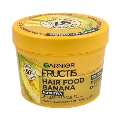 Garnier Fructis Hair Food Banana Mascarilla Ultra Nutritiva 390 ml
