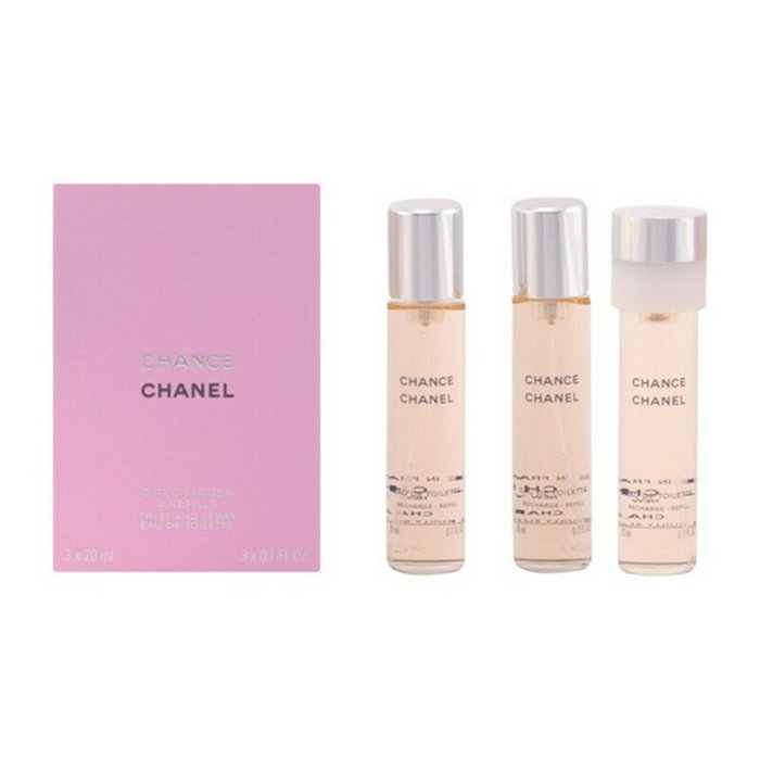 Chanel Chance Eau de Toilette Recargas Twist & Spray 3 x 20 ml Chanel Chance Eau de Toilette Recargas Twist & Spray 3 x 20 ml