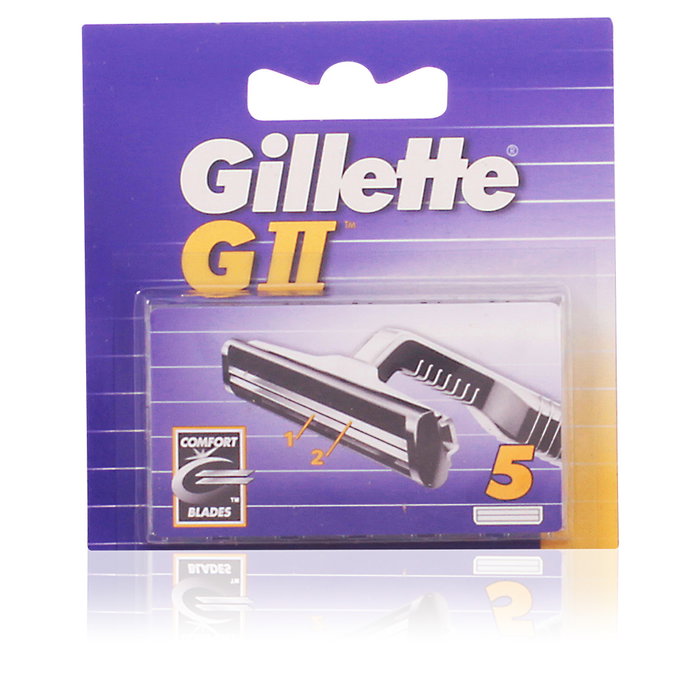 Gillette G-II Cargador 5 Recambios para Afeitado Hombre Gillette G-II Cargador 5 Recambios para Afeitado Hombre