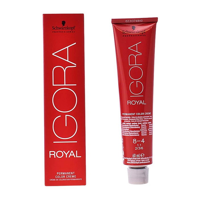 Schwarzkopf IGORA ROYAL 8-4 Rubio Claro Beige, 60 ml Schwarzkopf IGORA ROYAL 8-4 Rubio Claro Beige, 60 ml