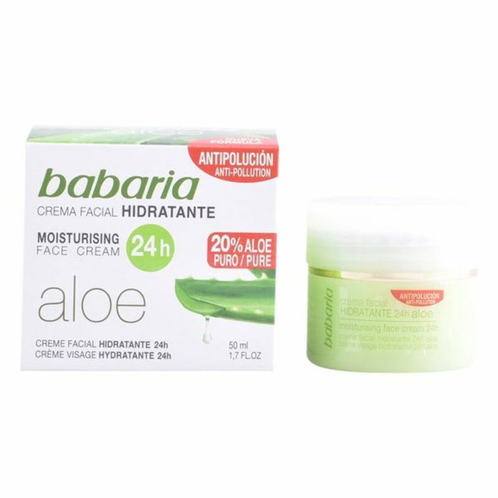 Babaria ALOE VERA Crema Facial Hidratante 24H 50 ml Babaria ALOE VERA Crema Facial Hidratante 24H 50 ml