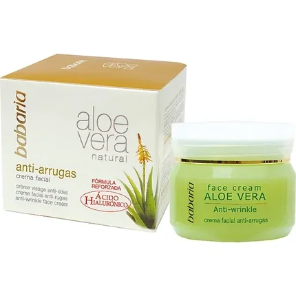 Babaria Aloe Vera Crema facial antiarrugas 50 ml Babaria Aloe Vera Crema facial antiarrugas 50 ml