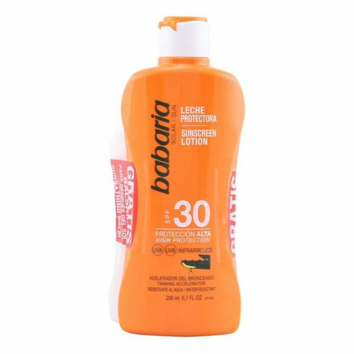 Babaria Leche Protector Solar SPF 30 y Bálsamo After Sun
