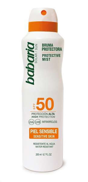 Babaria Bruma Protectora Solar SPF50 Piel Sensible 200 ml
