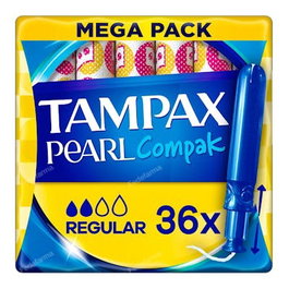 Tampax Pearl Compak Tampón Regular 36 uds
