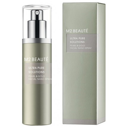 M2 Beauté ULTRA PURE SOLUTIONS pearl & gold facial nano spray 75 ml M2 Beauté ULTRA PURE SOLUTIONS pearl & gold facial nano spray 75 ml