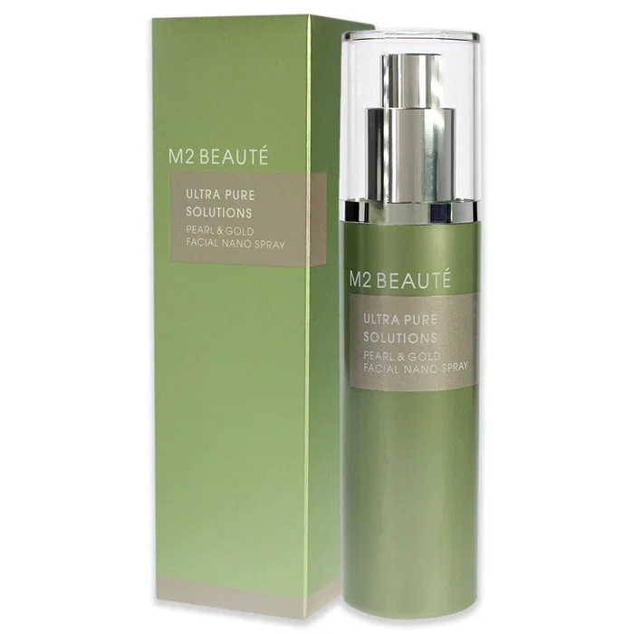 M2 Beauté ULTRA PURE SOLUTIONS pearl & gold facial nano spray 75 ml M2 Beauté ULTRA PURE SOLUTIONS pearl & gold facial nano spray 75 ml