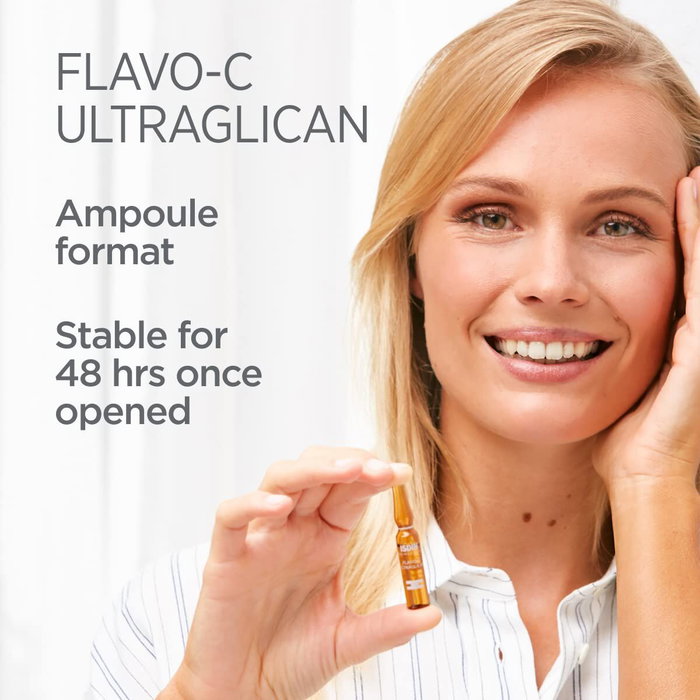 Isdin Isdinceutics Flavo-C Ultraglican 30 Ampollas de 2 ml Isdin Isdinceutics Flavo-C Ultraglican 30 Ampollas de 2 ml