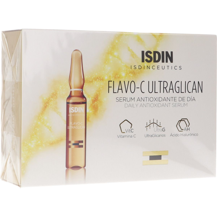Isdin Isdinceutics Flavo-C Ultraglican 30 Ampollas de 2 ml Isdin Isdinceutics Flavo-C Ultraglican 30 Ampollas de 2 ml
