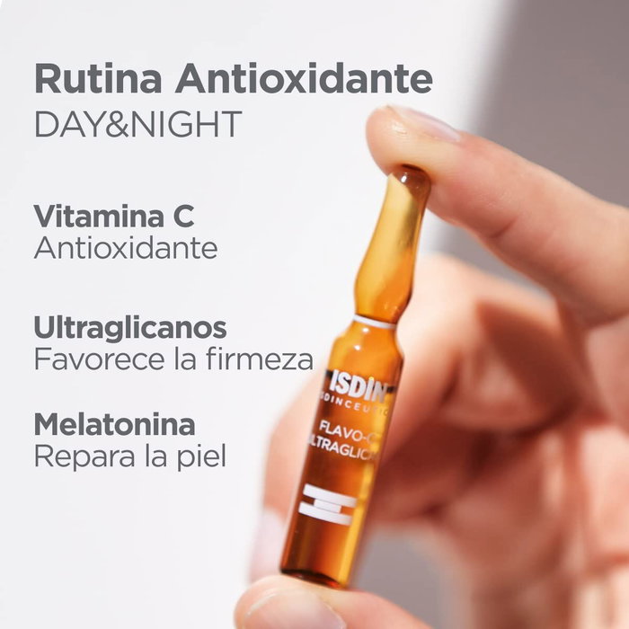 Isdin ISDINCEUTICS Flavo-C Melatonin + Ultraglican 10 + 10 ampollas Isdin ISDINCEUTICS Flavo-C Melatonin + Ultraglican 10 + 10 ampollas