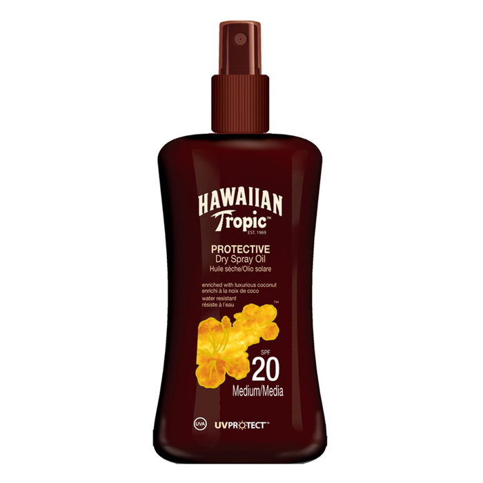 Hawaiian Tropic Coconut & Guava Aceite Seco Spray SPF20 200 ml