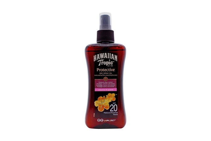 Hawaiian Tropic Protective Oil Dry Spray Oil SPF20 200ml Hawaiian Tropic Protective Oil Dry Spray Oil SPF20 200ml