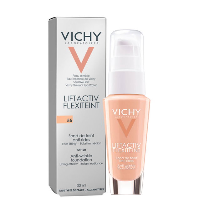 Vichy Liftactiv Flexiteint Base de Maquillaje SPF20 #55 - Bronze Vichy Liftactiv Flexiteint Base de Maquillaje SPF20 #55 - Bronze