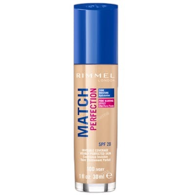 Rimmel London MATCH PERFECTION foundation #100-ivory