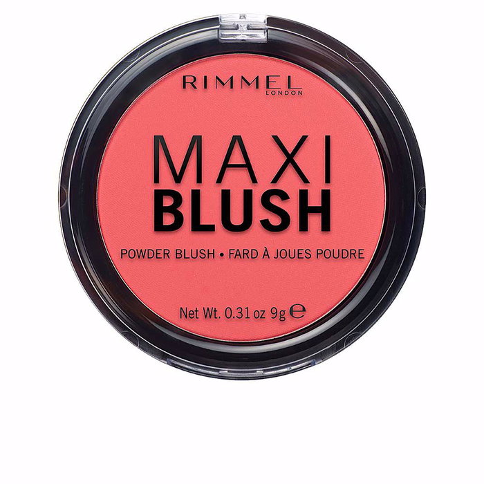 Rimmel London MAXI BLUSH Colorete en Polvo #003-Wild Card, Alta Pigmentación y Larga Duración, 9g