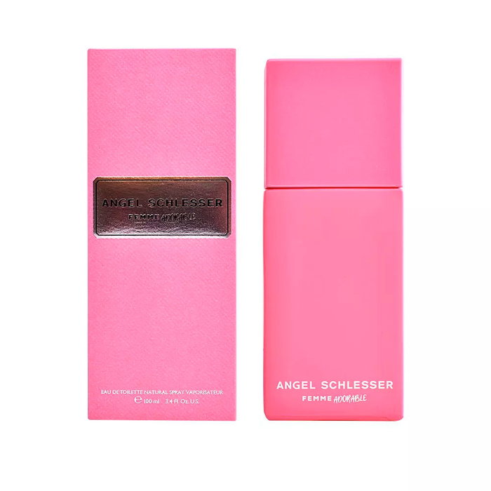 Angel Schlesser FEMME ADORABLE - Eau de Toilette Vaporizador para Mujer - Perfume Floral Cítrico - 100 ml Angel Schlesser FEMME ADORABLE - Eau de Toilette Vaporizador para Mujer - Perfume Floral Cítrico - 100 ml