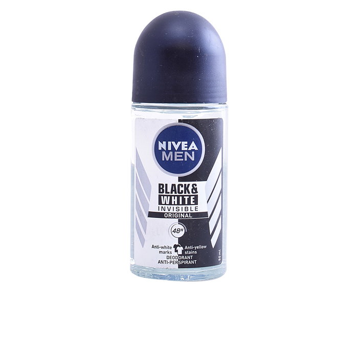 Nivea MEN BLACK & WHITE INVISIBLE Desodorante Roll-on 50 ml Nivea MEN BLACK & WHITE INVISIBLE Desodorante Roll-on 50 ml