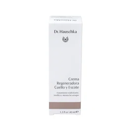 Dr. Hauschka Crema Regeneradora y Reafirmante para Cuello y Escote 40 ml - Tratamiento Anti-Arrugas, Pieles Todas