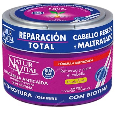 Natur Vital Mascarilla Anticaída y Antirotura 500 ml