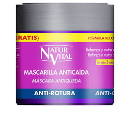 Natur Vital Mascarilla Anticaída Tratamiento Capilar Antirotura Hidratante Nutritiva 500 ml