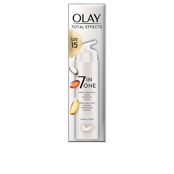 Olay Total Effects Crema de Día Textura Ligera SPF15 50 ml Antiarrugas y Antiedad